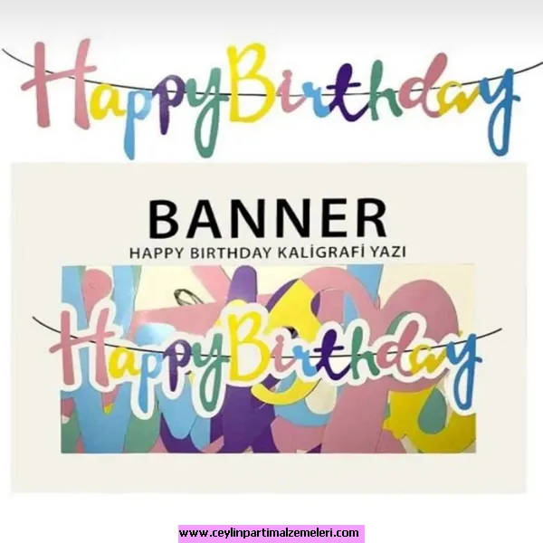 Happy Bırthday Kaligrafi